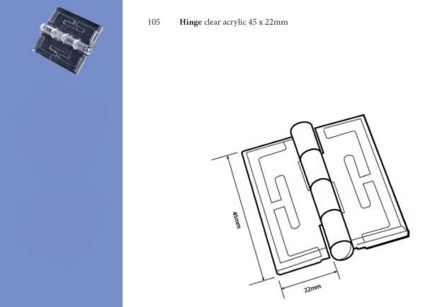Plastic Fabrication | Cnc Laser Cutting | Gold Coast | Plastics Online | 105 Clear Hinge Png
