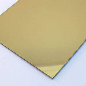 Plastic Fabrication | Cnc Laser Cutting | Gold Coast | Plastics Online | Perspex Gold Mirror Sheet