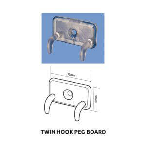 Plastic Fabrication | Cnc Laser Cutting | Gold Coast | Plastics Online | Twin Hook Peg Board