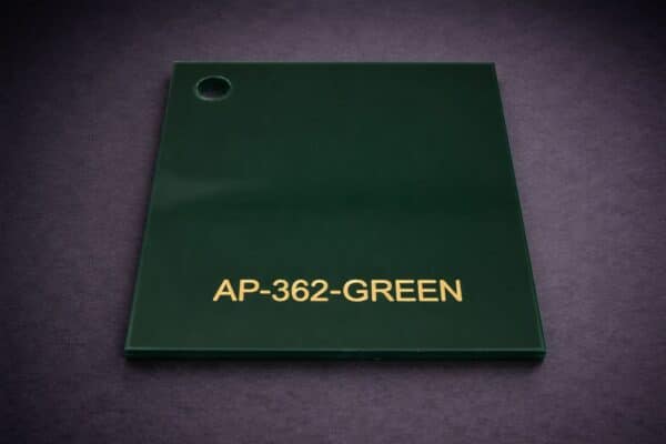 Acrylic 362 green Sample