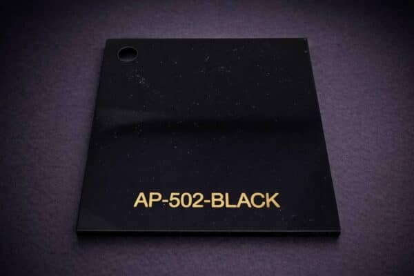 Acrylic 502 Black Sample