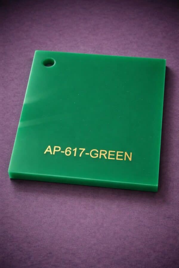 Acrylic Green 617 Sample