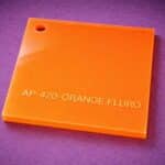 Acrylic Orange Fluro