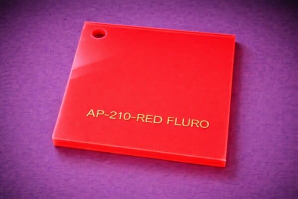 Acrylic Red Fluro