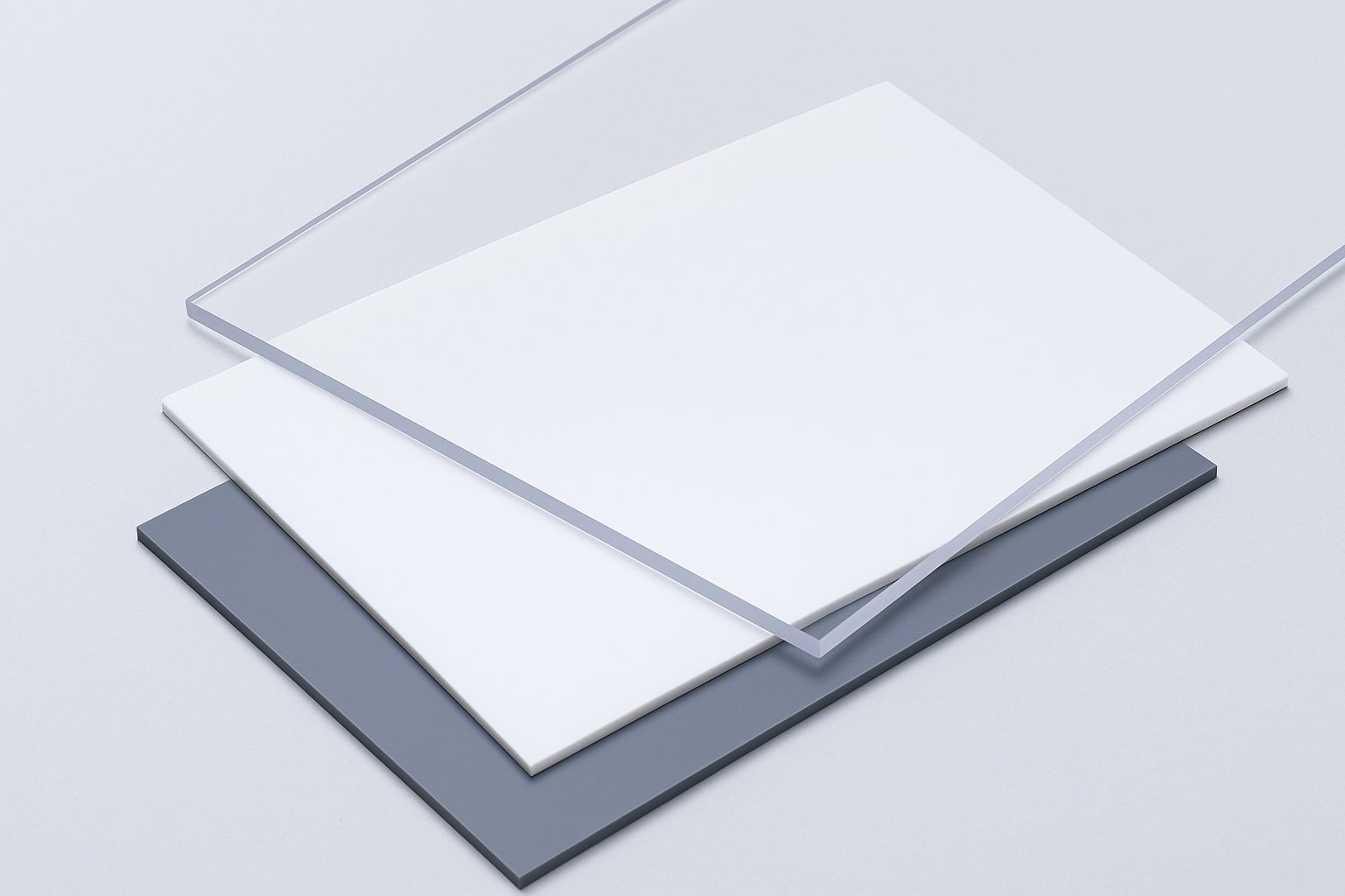 Clear-grey-white-PVC-sheets