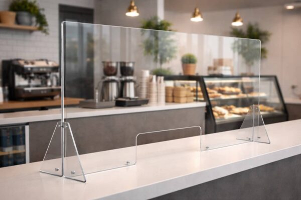 Sneeze Guard in Cafe