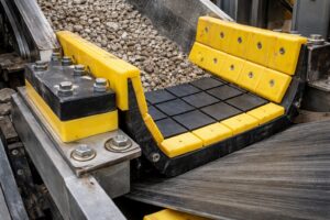 Conveyor System with Impact Pads & Wear Blocks