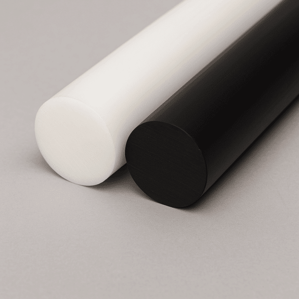 White & black HDPE ROD